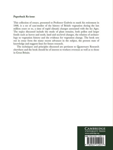 Produktbild: Studies in the Vegetational History of the British Isles