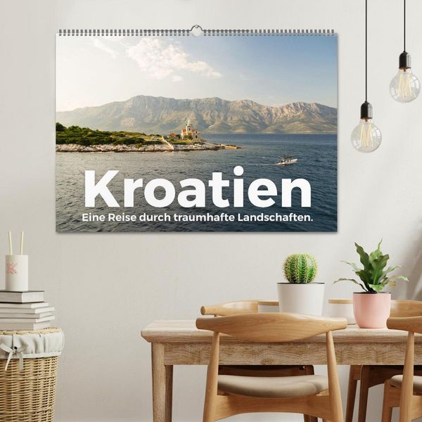 Produktbild: Kroatien - Eine Reise durch traumhafte Landschaften. (Wandkalender 2026 DIN A2 quer), CALVENDO Monatskalender