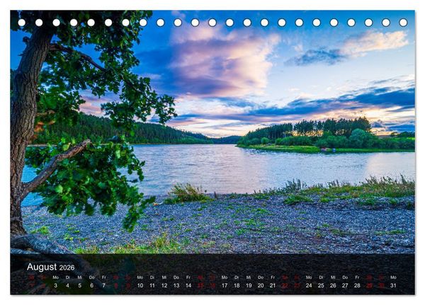 Produktbild: Wundervolle Naturlandschaften (Tischkalender 2026 DIN A5 quer), CALVENDO Monatskalender