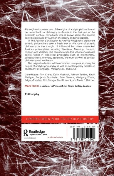 Produktbild: The Austrian Contribution to Analytic Philosophy