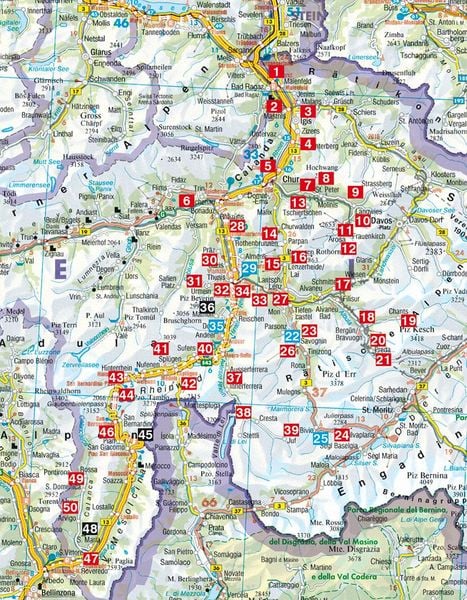 Produktbild: ROTHER Wanderf&uuml;hrer Chur - Hinterrhein