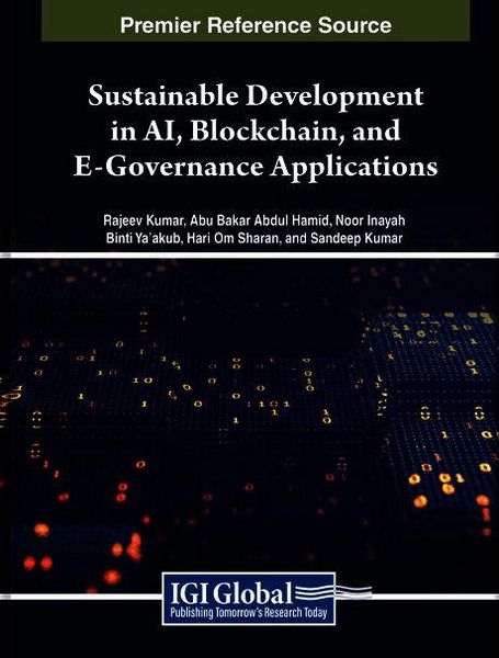 Produktbild: Sustainable Development in AI, Blockchain, and E-Governance Applications