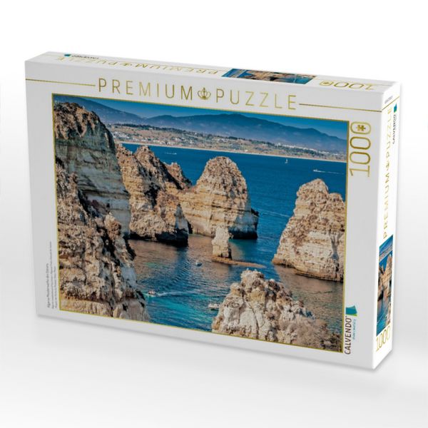 Produktbild: CALVENDO Puzzle Algarve Meisterwerke des Ozeans | 1000 Teile Lege-Gr&ouml;&szlig;e 64x48cm Foto-Puzzle f&uuml;r gl&uuml;ckliche Stunden