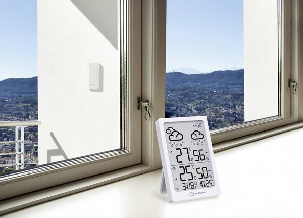 Produktbild: Renkforce RF-6416472 RF-6416472 Funk-Wetterstation Anzahl Sensoren max. 1St.