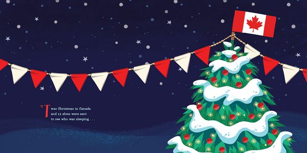 Produktbild: 12 Little Elves Visit Canada