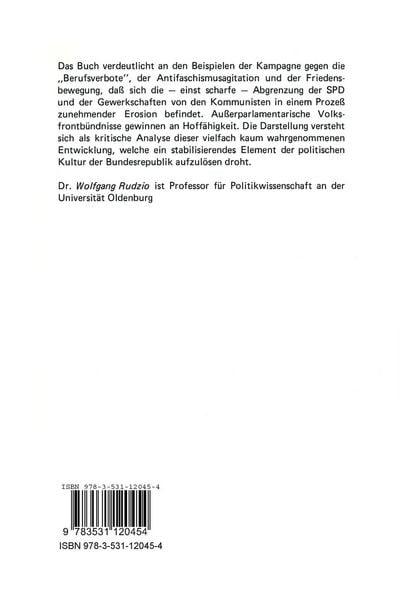 Produktbild: Die Erosion der Abgrenzung