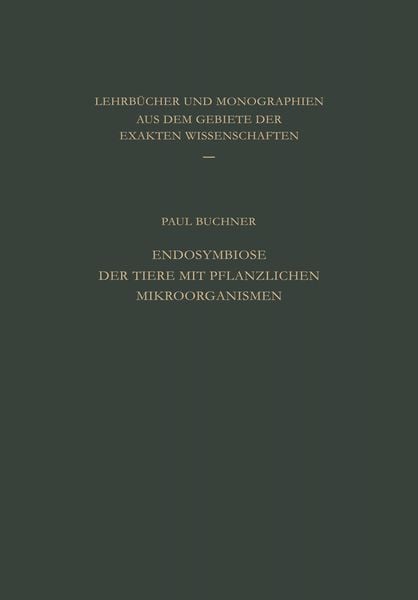 Produktbild: Endosymbiose der Tiere mit Pflanzlichen Mikroorganismen