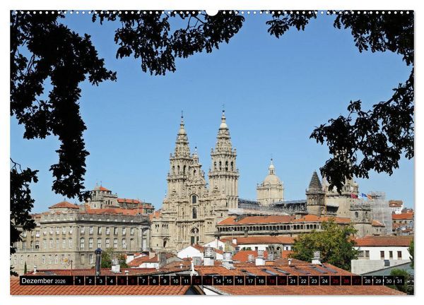 Produktbild: Auf dem Camino Primitivo (hochwertiger Premium Wandkalender 2026 DIN A2 quer), Kunstdruck in Hochglanz