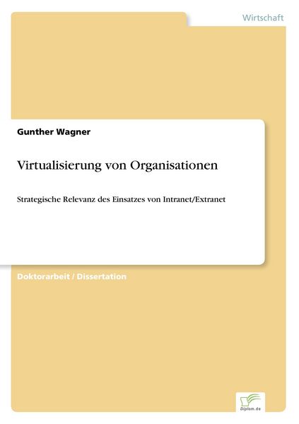 Produktbild: Virtualisierung von Organisationen