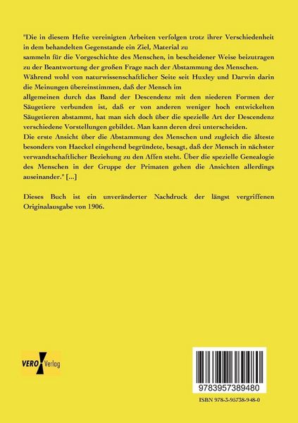 Produktbild: Studien zur Vorgeschichte des Menschen