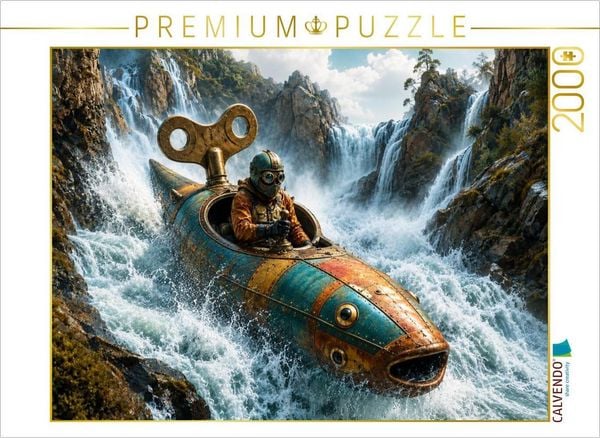 CALVENDO Puzzle Der Stromschnellenfisch | 2000 Teile Lege-Größe 90 × 67 cm Foto-Puzzle für glückliche Stunden