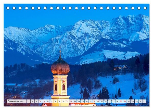 Produktbild: Traumhaftes Allg&auml;u (Tischkalender 2027 DIN A5 quer), CALVENDO Monatskalender