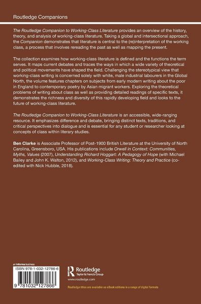 Produktbild: The Routledge Companion to Working-Class Literature