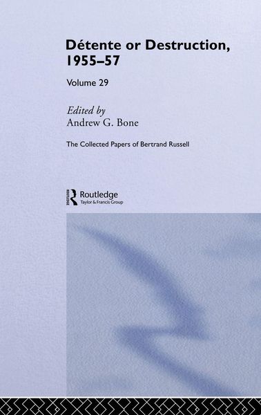 Produktbild: The Collected Papers of Bertrand Russell Volume 29