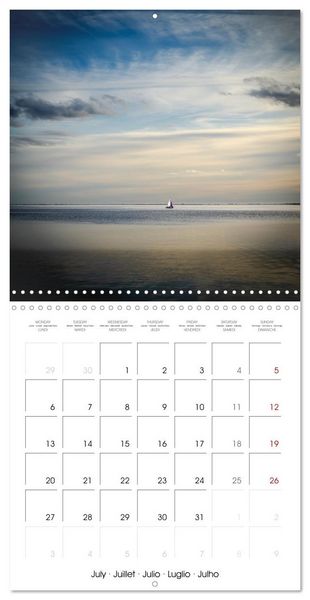 Produktbild: M&eacute;diterran&eacute;e - L'&eacute;tang de Thau (Calendrier mural carr&eacute; 2026 30x30 cm) Calendrier double avec une page pour vos prises de notes