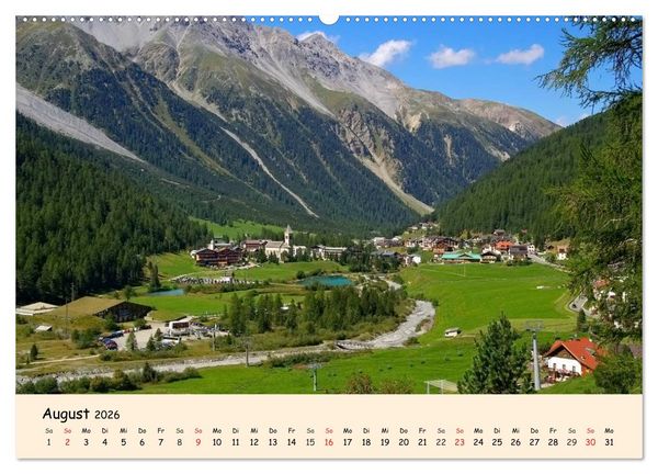 Produktbild: S&uuml;dtirol - Zwischen Ortler und Dolomiten (hochwertiger Premium Wandkalender 2026 DIN A2 quer), Kunstdruck in Hochglanz
