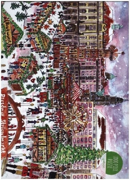 Michael Storrings Christmas Market 1000 Piece Puzzle