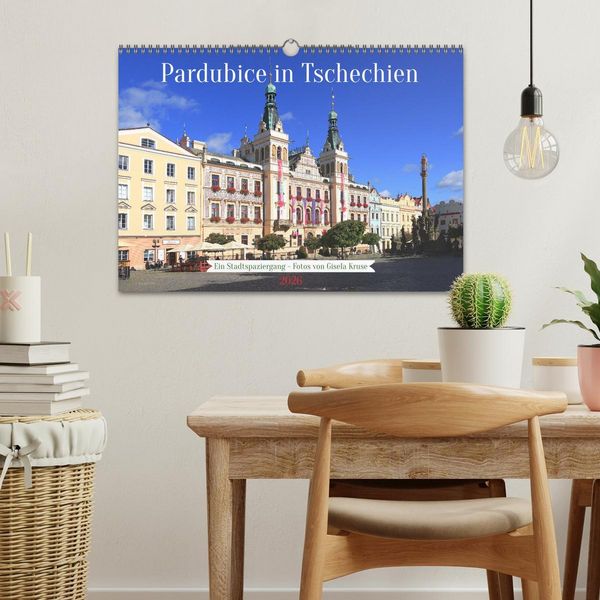 Produktbild: Pardubice in Tschechien - Ein Stadtspaziergang (Wandkalender 2026 DIN A3 quer), CALVENDO Monatskalender