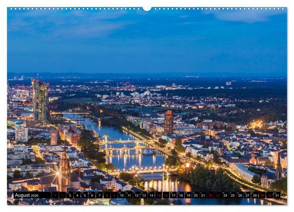 Produktbild: FRANKFURT Impressionen aus Mainhattan (Wandkalender 2026 DIN A2 quer), CALVENDO Monatskalender