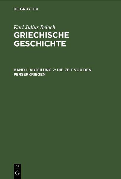 Produktbild: Die Zeit vor den Perserkriegen