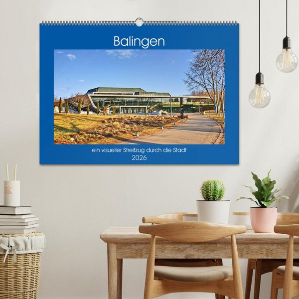 Produktbild: Balingen - ein visueller Streifzug durch die Stadt (Wandkalender 2026 DIN A2 quer), CALVENDO Monatskalender