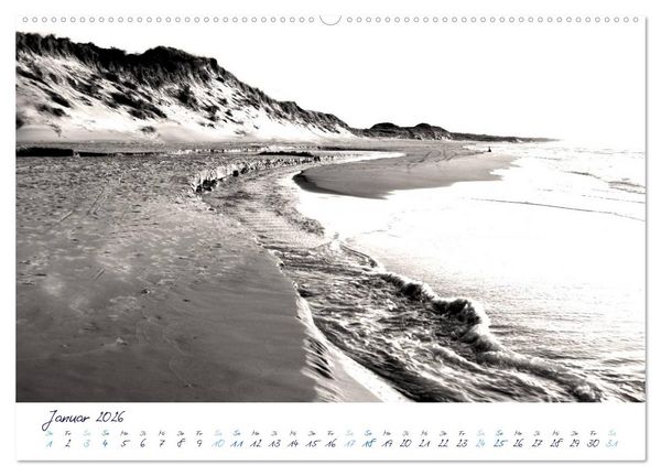 Produktbild: Meeresbilder - Nordsee-Impressionen (hochwertiger Premium Wandkalender 2026 DIN A2 quer), Kunstdruck in Hochglanz