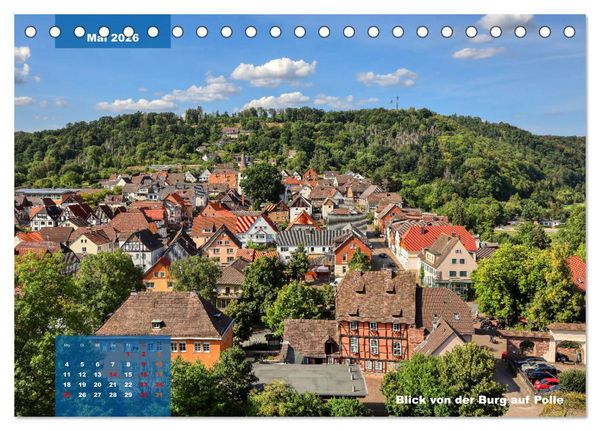 Produktbild: M&auml;rchenhaftes Weserbergland (Tischkalender 2026 DIN A5 quer), CALVENDO Monatskalender