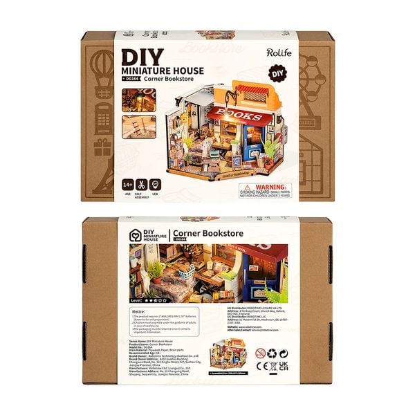 Produktbild: Book Nook DIY Bücherecke Corner Bookstore