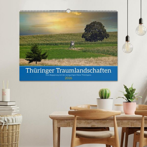 Produktbild: Th&uuml;ringer Traumlandschaften (Wandkalender 2026 DIN A2 quer), CALVENDO Monatskalender
