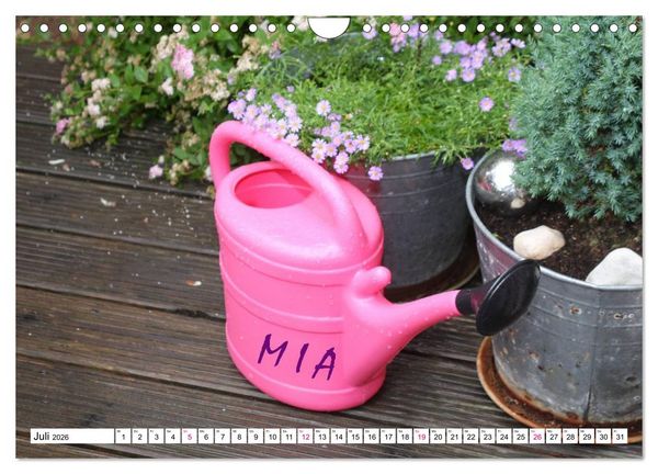 Produktbild: MIA - Namenskalender (Wandkalender 2026 DIN A4 quer), CALVENDO Monatskalender