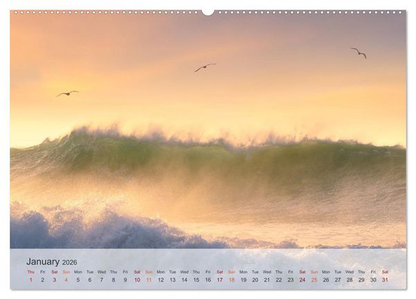 Produktbild: Melody of the waves (High Quality Premium Wall Calendar 2026 DIN A2 landscape),CALVENDO 12 Month Wall Calendar