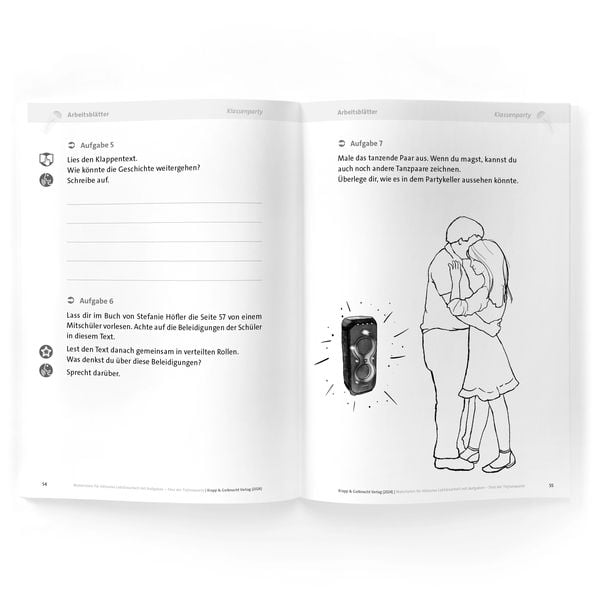 Tanz Der Tiefseequalle Arbeitsblätter Lösungen Tanz der Tiefseequalle - Materialien für inklusive Lektürearbeit mit