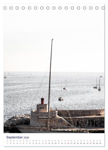 Produktbild: Nizza &ndash; Cote d'Azur 2026 (Tischkalender 2026 DIN A5 hoch), CALVENDO Monatskalender