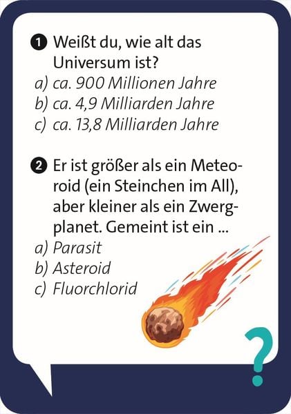 Produktbild: Pocket Quiz junior Weltraum