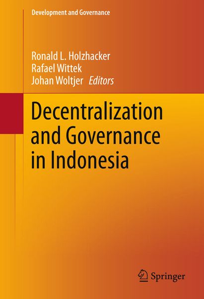 Produktbild: Decentralization and Governance in Indonesia