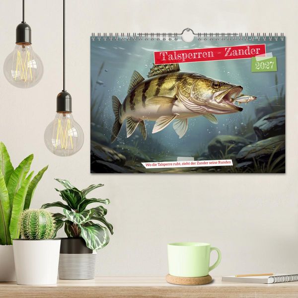 Produktbild: Talsperren - Zander (Wandkalender 2027 DIN A4 quer), CALVENDO Monatskalender