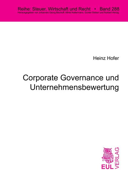Produktbild: Corporate Governance und Unternehmensbewertung