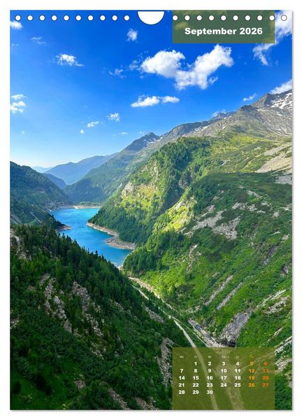 Produktbild: Erlebe mit mir die Alpen (Wandkalender 2026 DIN A4 hoch), CALVENDO Monatskalender