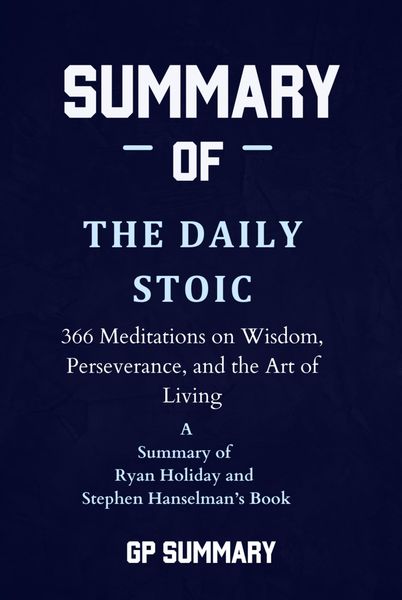 Produktbild: Summary of The Daily Stoic by Ryan Holiday and Stephen Hanselman