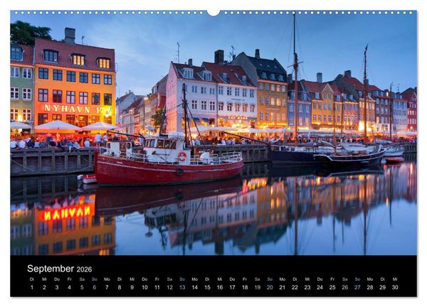Produktbild: Metropolen zur blauen Stunde 2026 (Wandkalender 2026 DIN A2 quer), CALVENDO Monatskalender