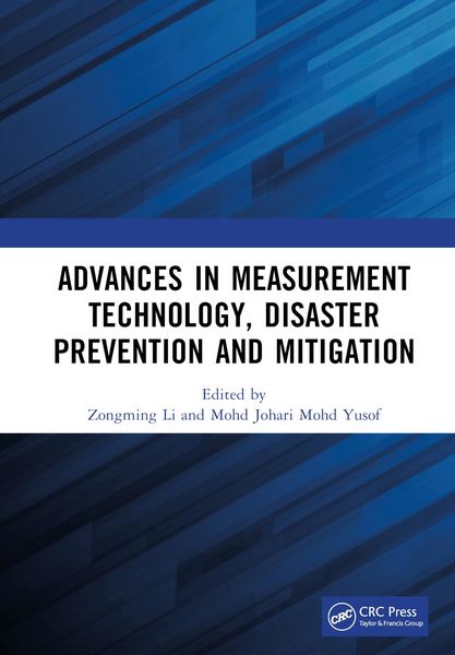 Produktbild: Advances in Measurement Technology, Disaster Prevention and
