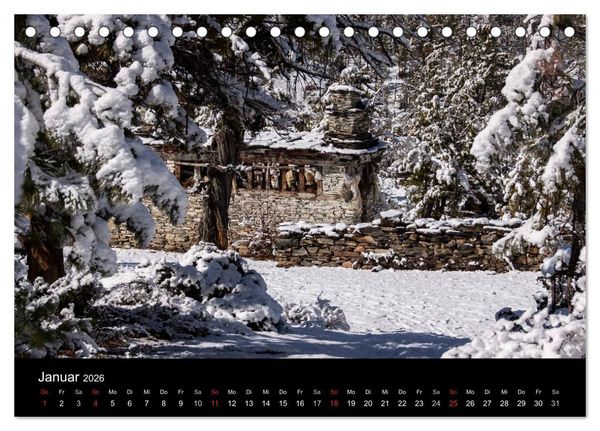 Produktbild: Namaste Nepal (Tischkalender 2026 DIN A5 quer), CALVENDO Monatskalender