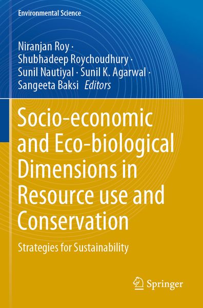 Produktbild: Socio-economic and Eco-biological Dimensions in Resource use and Conservation