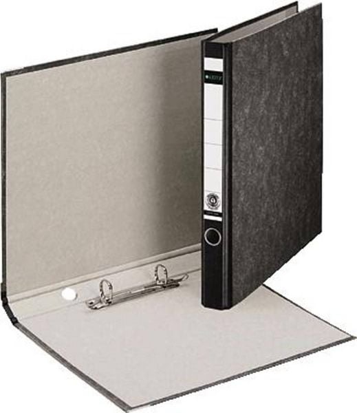 Produktbild: Leitz Ordner 10400000 DIN A4 35mm Pappe schwarz