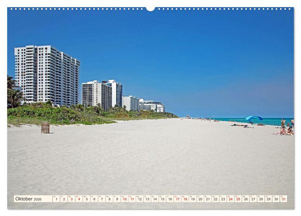 Produktbild: Miami und Miami Beach (Wandkalender 2026 DIN A2 quer), CALVENDO Monatskalender