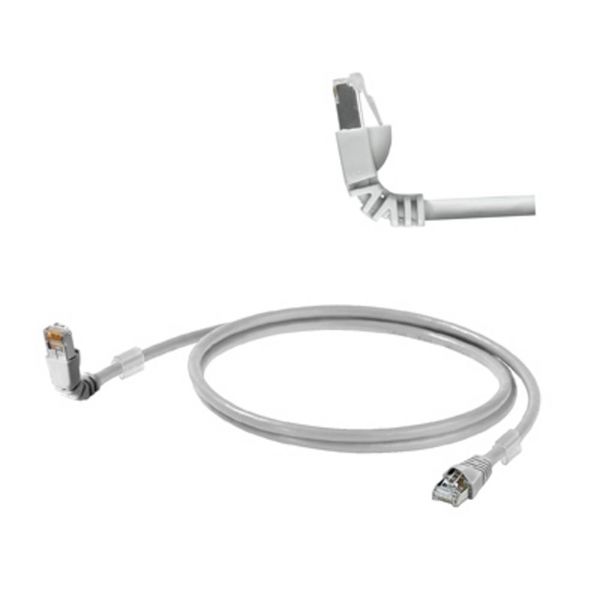 Weidmüller 1248280005 RJ45 Netzwerkkabel, Patchkabel CAT 6a S/FTP 0.50 m Grau UL-zertifiziert 1 St.