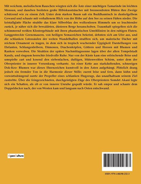 Produktbild: Flucht aus Buddhas Gesetz Die Liebe der Prinzessin Amarin
