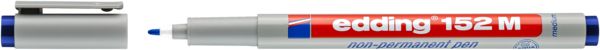 Produktbild: Non-permanent Pen edding 152 M, 1 mm, blau