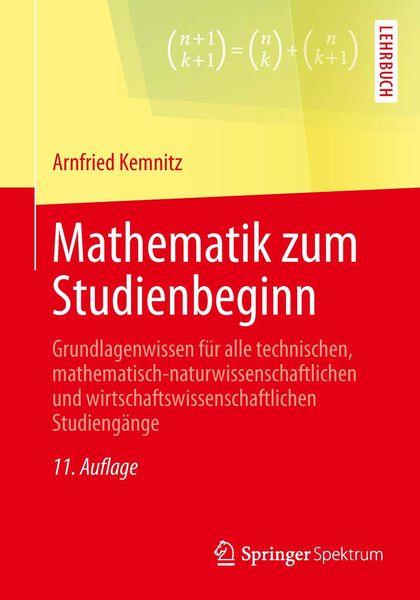 Produktbild: Mathematik zum Studienbeginn