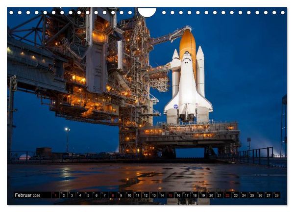 Produktbild: Missionen im Weltall (Wandkalender 2026 DIN A4 quer), CALVENDO Monatskalender